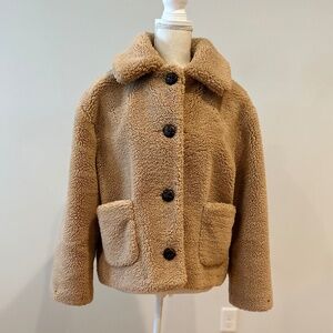 ZARA "Teddy Bear" Short Jacket Size M
